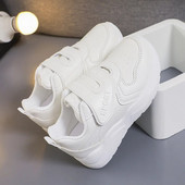 Bērnu kedas zēniem, ikdienas āķis un cilpa, 2023. gada jaunas melnas formas skolas apavi, vienkārši, neslīdoši, daudzpusīgi bērnu apavi PU