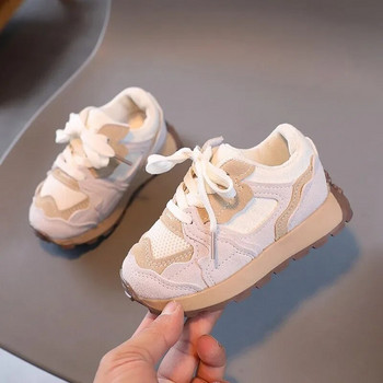 2024 Άνοιξη φθινόπωρο Αθλητικά παπούτσια για αγόρια για κορίτσια με μαλακή σόλα για τρέξιμο Παιδικά αθλητικά παπούτσια τένις για νήπια Flats Αντιολισθητικά casual παπούτσια
