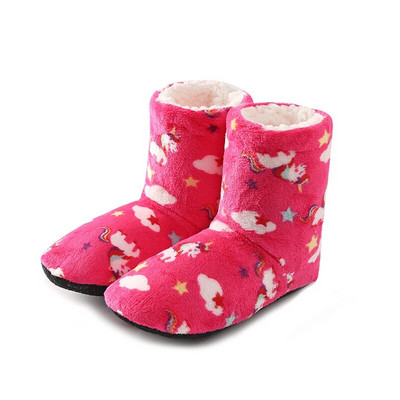 Mntrern 2022 Jaunas sieviešu ziemas siltas puszābaki iekštelpu plīša zābaki omulīgi jauki meitenes mājas apavi Ziemas čības ar dzīvnieku apdrukām