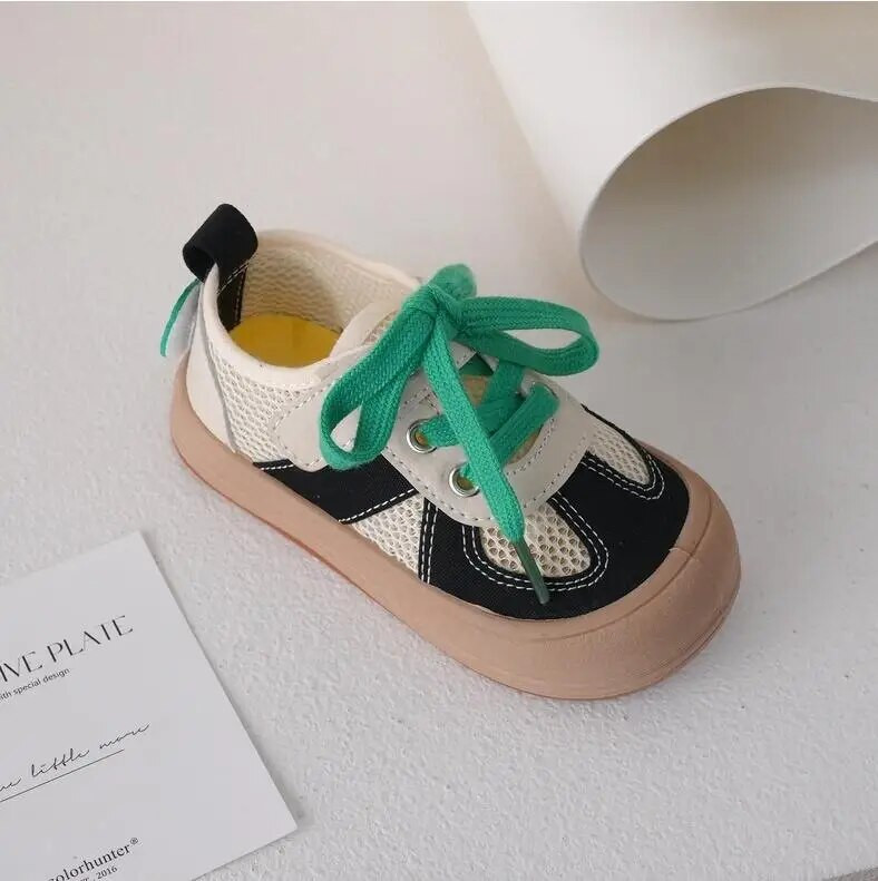 Pavasaris Vasara Jaunas zēnu zemās mežģīnes zēniem apavi ar biezu zoli, meiteņu zoli, ikdienas audekla apavi pelēkā haki krāsā