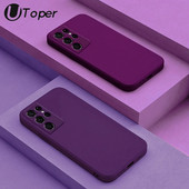 Ruudukujuline vedel silikoonümbris Samsung Galaxy S22 S21 Ultra S23 S20 S10 Plus FE A52 A53 A54 A73 A33 A72 A32 4G 5G pehme kate