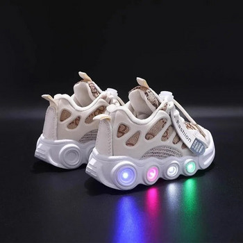 1-6 ετών Παιδικά Αθλητικά Παπούτσια Παιδιά Βρεφικά Κορίτσια Αγόρια Φωτεινότητα LED Sport Run Αθλητικά Παπούτσια Παπούτσια Sapato Infantil Light Up