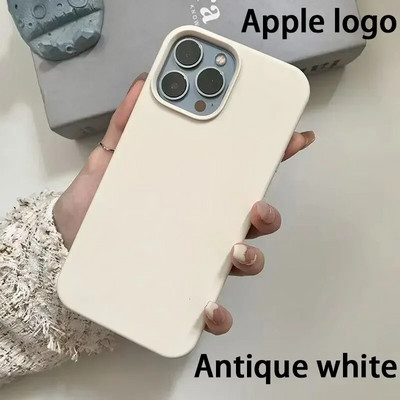 Oriģinālais oficiālā logotipa silikona korpuss iPhone 13 12 14 Pro Max korpusiem Apple iPhone 13 mini 12 11 14Pro korpusam pilns vāciņš