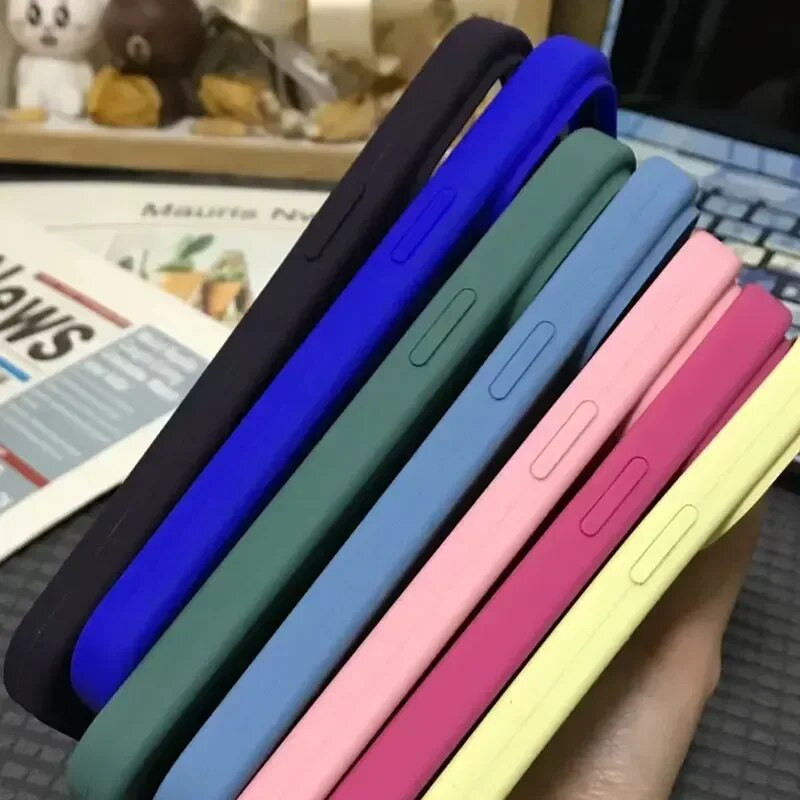 Oriģinālais oficiālā logotipa silikona korpuss iPhone 13 12 14 Pro Max korpusiem Apple iPhone 13 mini 12 11 14Pro korpusam pilns vāciņš