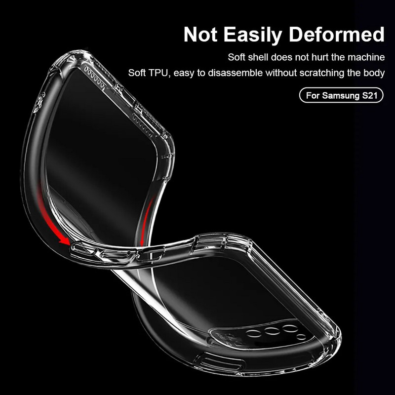 Удароустойчив калъф за телефон за Samsung Galaxy S22 S21 S20 FE S23 Ultra S10 S8 S9 Note 20 10 Plus A53 A73 A33 A51 A52 A72 A21S капак