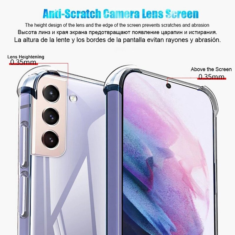 Удароустойчив калъф за телефон за Samsung Galaxy S22 S21 S20 FE S23 Ultra S10 S8 S9 Note 20 10 Plus A53 A73 A33 A51 A52 A72 A21S капак