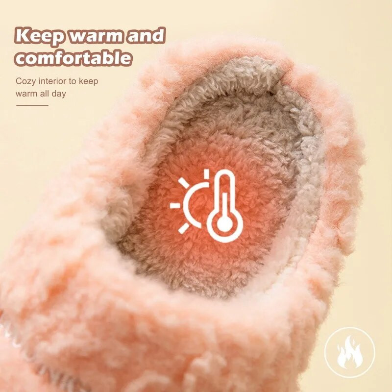 Žiemos šiltos pliušinės šlepetės Moteriški Namai Šlepetės Rudens Žiemos Kambariniai Batai Namas Plokščias Grindys Namai Minkštos Slient Šlepetės miegamajam