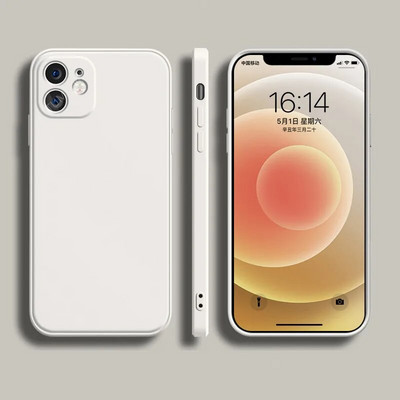 Θήκη υγρής σιλικόνης για Samsung Galaxy S23 S22 S21 Ultra S20 FE S10 Plus A13 A33 A53 A73 A52 A52S Μαλακό πλήρες κάλυμμα αντικραδασμικό