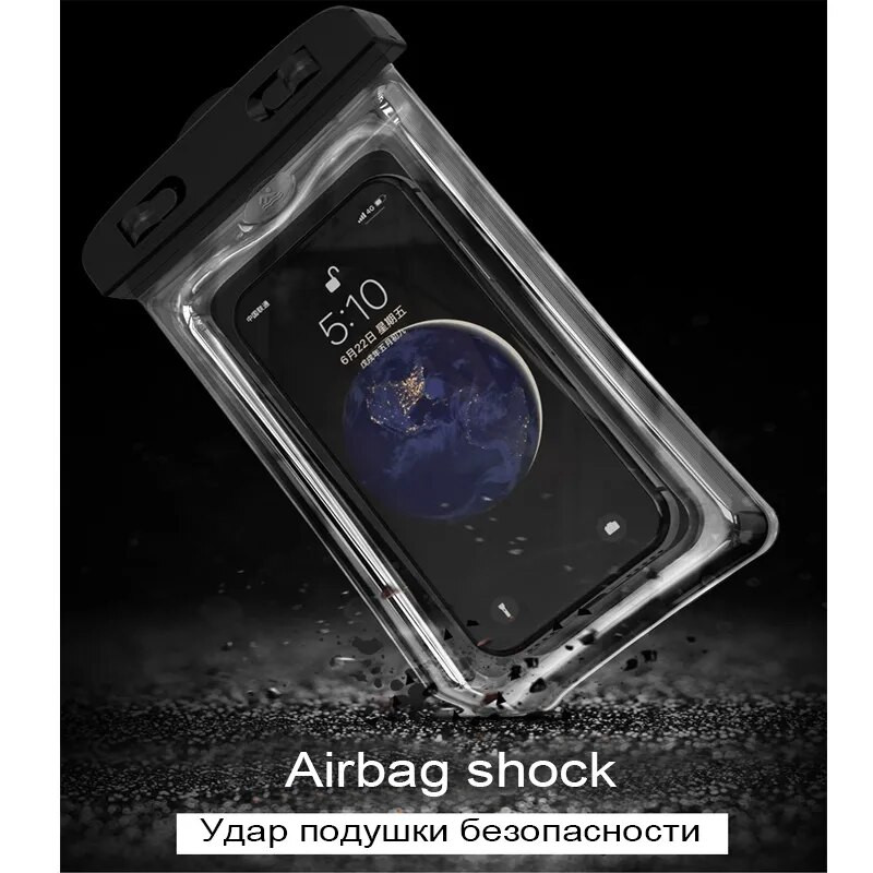 Αδιάβροχη θήκη τηλεφώνου Floating Airbag για iPhone 11 12 13 14 Pro Max Samsung S23 S22 Xiaomi 13 Huawei P30 20 Lite