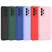 Tekuća silikonska maska za Samsung Galaxy A13 A23 A33 A53 A14 A24 A54 A73 A04 A04S A12 A22 A32 A42 A52 A52S A72 5G Cover Fundas