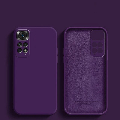 Πολυτελές πρωτότυπο μαλακό κάλυμμα υγρής σιλικόνης για XiaoMi RedMi Note 11 11s Pro 4G 10 10A 10C redmi note 12 Global Square Phone Case