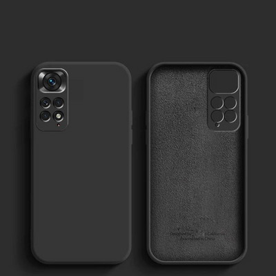 Πολυτελές πρωτότυπο μαλακό κάλυμμα υγρής σιλικόνης για XiaoMi RedMi Note 11 11s Pro 4G 10 10A 10C redmi note 12 Global Square Phone Case