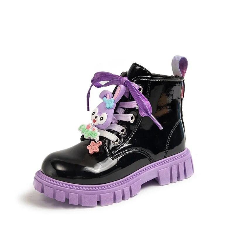 Zimske plišane dječje cipele Čizme za djevojčice Modne dječje gležnjače iz crtića za djevojčice Ležerne tenisice Neklizajuće dječje kratke čizme za snijeg