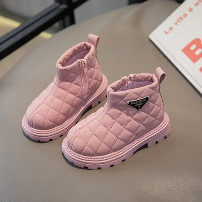 Bērnu zābaki Meiteņu Modes Puszābaki Zēni Mārtiņzābaki Bērni Neslīdoši Āra Apavi Studentu Apavi Rudens Pārgājienu Zābaki