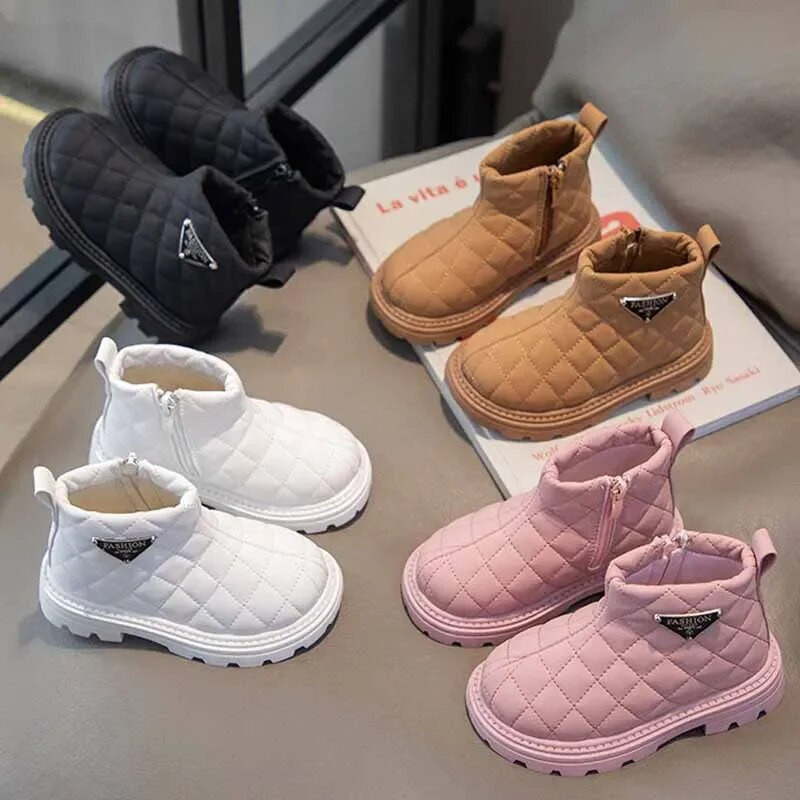 Bērnu zābaki Meiteņu Modes Puszābaki Zēni Mārtiņzābaki Bērni Neslīdoši Āra Apavi Studentu Apavi Rudens Pārgājienu Zābaki