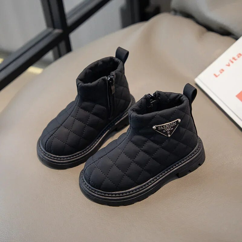 Bērnu zābaki Meiteņu Modes Puszābaki Zēni Mārtiņzābaki Bērni Neslīdoši Āra Apavi Studentu Apavi Rudens Pārgājienu Zābaki