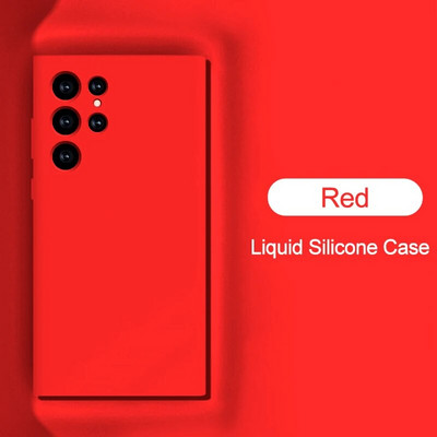 Luxus eredeti folyékony szilikon tok Samsung Galaxy S23 S20 S21 S22 Ultra S10 Plus Fe A54 A53 A52 A51 A33 A32 A71 telefontokhoz