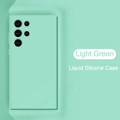 Luxus eredeti folyékony szilikon tok Samsung Galaxy S23 S20 S21 S22 Ultra S10 Plus Fe A54 A53 A52 A51 A33 A32 A71 telefontokhoz