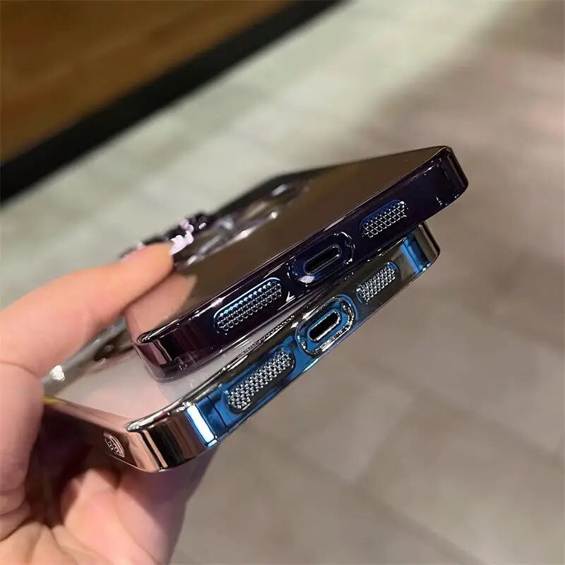 iPhone 15 Pro Max Magsafe Case Luksusliku magnetiga kaetud akrüülist läbipaistva arvutikorpuse kate iPhone 1514 14 Pro Max 14 Plus jaoks