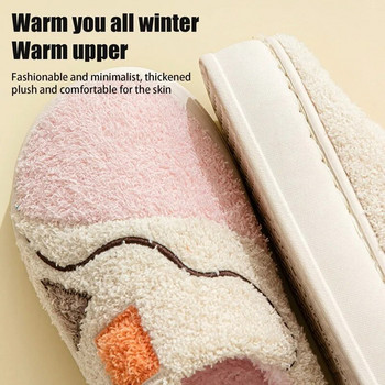 2023 Χειμερινά Παπούτσια για Γυναικείες Ανδρικές γούνινες παντόφλες House Couples Fluffy Slides Φθινοπωρινές ζεστές βελούδινες παντόφλες Υπνοδωμάτιο Γυναικεία βαμβακερά παπούτσια