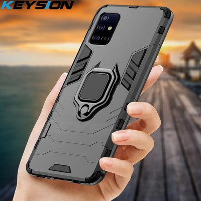 Αντικραδασμική θήκη KEYSION για Samsung A51 A71 A31 A52 A72 Κάλυμμα τηλεφώνου για Galaxy S20 S21 Ultra S10 Lite Note 10+ A50 A70 A12 A21S