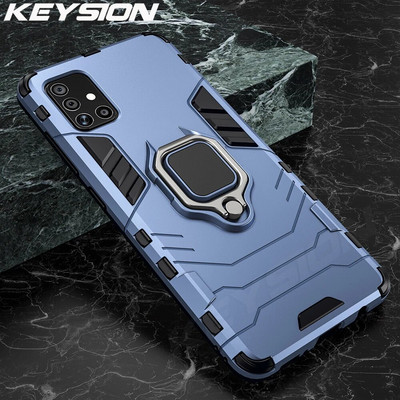 KEYSION ütésálló tok Samsung A51 A71 A31 A52 A72 telefontok telefonhoz Galaxy S20 S21 Ultra S10 Lite Note 10+ A50 A70 A12 A21S telefonhoz