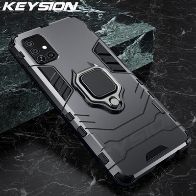 KEYSION ütésálló tok Samsung A51 A71 A31 A52 A72 telefontok telefonhoz Galaxy S20 S21 Ultra S10 Lite Note 10+ A50 A70 A12 A21S telefonhoz