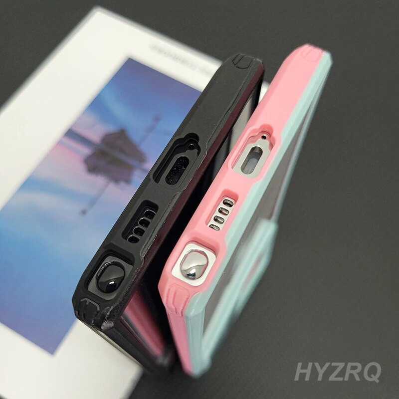 Csúsztatható kamera lencsesapka átlátszó kemény tok Samsung Galaxy S23 22 Ultra Plus S20fe S21fe A12 átlátszó ütésálló burkolatokhoz