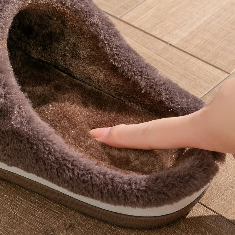 Suur suurus 50-51 Ruuduline majasussid mehele Memory Foam Winter Plush siseruumides meeste jalanõud soojad kodusussid 2023 libisemiskindlad must
