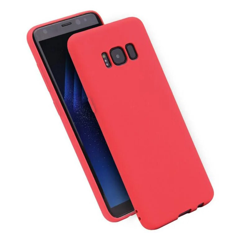 TPU korpuss Samsung Galaxy S8 S9 S10 S20 Ultra A6 A7 A8 A9 2018 S20 Plus A10 A20 A30 A50 A70 matēts silikons mīksts TPU vāciņš