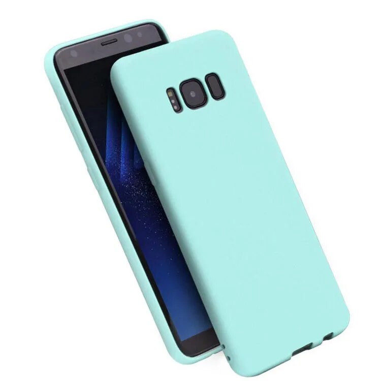 TPU korpuss Samsung Galaxy S8 S9 S10 S20 Ultra A6 A7 A8 A9 2018 S20 Plus A10 A20 A30 A50 A70 matēts silikons mīksts TPU vāciņš