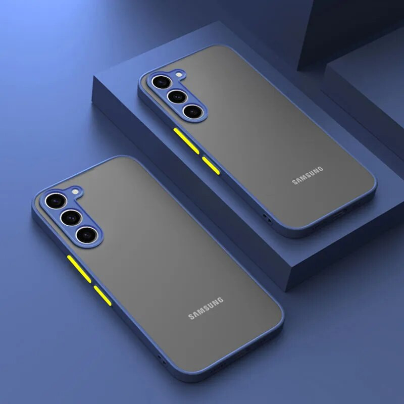 Armor matt ümbris Samsung Galaxy A54 A34 A14 A04 A04S A53 A33 A73 A23 A52 A32 A72 A51 kaitseraua kõva kate silikoonist Soft Shell