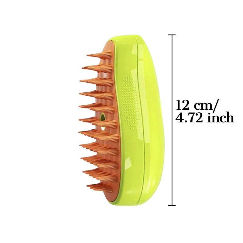 Гребен за подстригване на котки и кучета с електрически спрей Воден спрей Мека силиконова четка за депилация Коте Четка за баня за домашни любимци Консумативи за подстригване