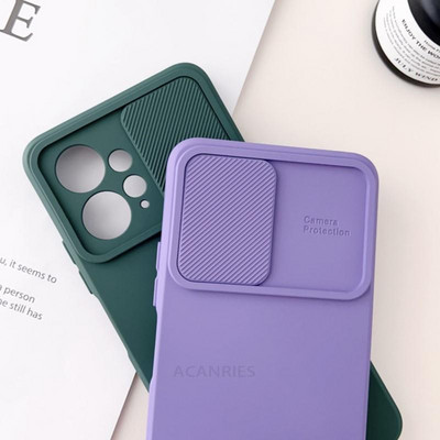 Συρόμενη θήκη προστασίας κάμερας για Xiaomi Redmi Note 12 11 10 9 Pro Plus 4G 5G 12c 11a 11s 10s Πίσω κάλυμμα Note12 12pro Note11