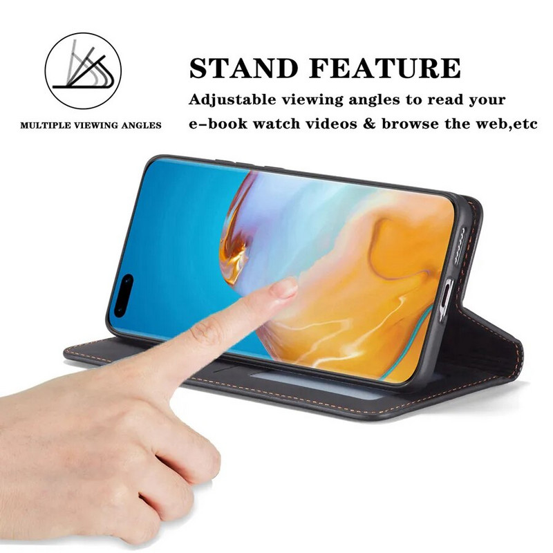 Δερμάτινη θήκη Wallet Flip για Huawei P40 P30 P20 Lite P40 P30 P20 Pro P Smart 2019 2020 Mate 30 20 Lite Honor 10i 10 20 Lite 20S