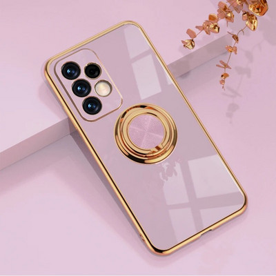 KEYSION Plating Case Samsung A72 A52 A73 A53 A33 A54 A34 A14 Rõngas telefoni kaas Galaxy S22 S23 Ultra S21 FE S20+ Note 20 jaoks