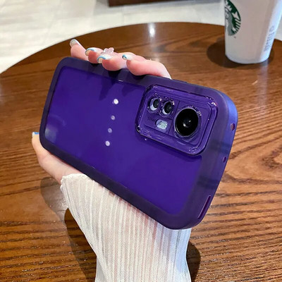 Légzsák ütésálló átlátszó tok Xiaomi Mi 11T 12T 13 11 Lite 5G Poco F5 F3 X3 X5 Redmi Note 12 10 Pro 11S 10S 12S burkolathoz