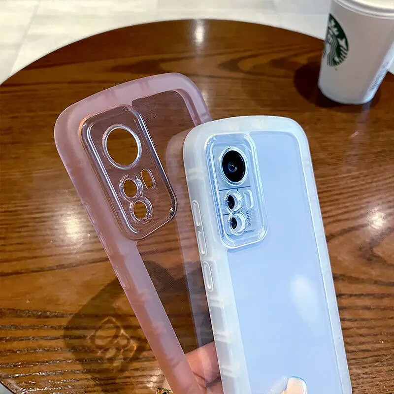 Légzsák ütésálló átlátszó tok Xiaomi Mi 11T 12T 13 11 Lite 5G Poco F5 F3 X3 X5 Redmi Note 12 10 Pro 11S 10S 12S burkolathoz