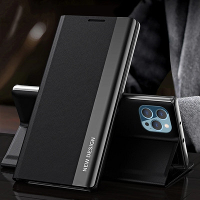 Δερμάτινη μαγνητική θήκη για Samsung Galaxy S23 Ultra S21 S20 FE S22 S10 Plus S9 S8 S7 Edge για Note 20 10 Lite Capa Cover