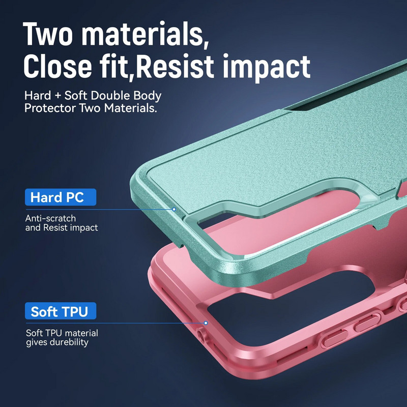 Προστατευτική θήκη με σκληρό κάλυμμα κατά της πτώσης για Samsung Galaxy S23 Ultra S22 Plus S21 FE S20 5G A54 A14 A53 A33 A73 A52S A52