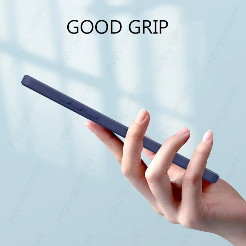 Πολυτελές αυθεντικό μαλακό κάλυμμα υγρής σιλικόνης για XiaoMi RedMi Note 11 E 11s Pro 5G 4G Plus + 10 10A 10C 12C 12 12S Pro Square Case