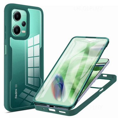 Esi- ja tagakaitse põrutuskindel ümbris Xiaomi Redmi Note 12 Pro 5G 12C A1 A2 Plus 12S 360 kraadi kate jaoks