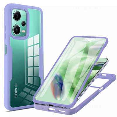 Esi- ja tagakaitse põrutuskindel ümbris Xiaomi Redmi Note 12 Pro 5G 12C A1 A2 Plus 12S 360 kraadi kate jaoks