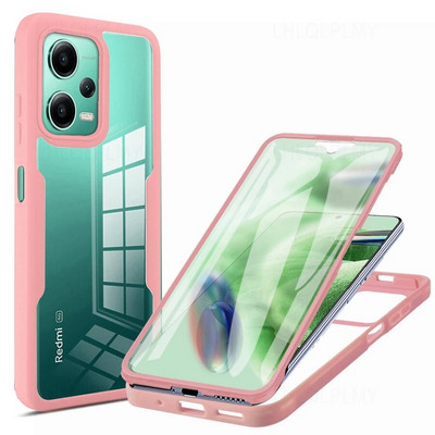 Esi- ja tagakaitse põrutuskindel ümbris Xiaomi Redmi Note 12 Pro 5G 12C A1 A2 Plus 12S 360 kraadi kate jaoks