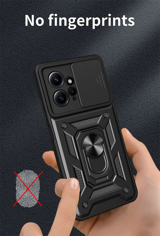 Για Xiaomi Redmi Note 12 4G 2023 Θήκη Global Car Magnetic Ring Holder Armor Θήκες τηλεφώνου για Redmi NOTE 12 Note12 4G Πίσω κάλυμμα