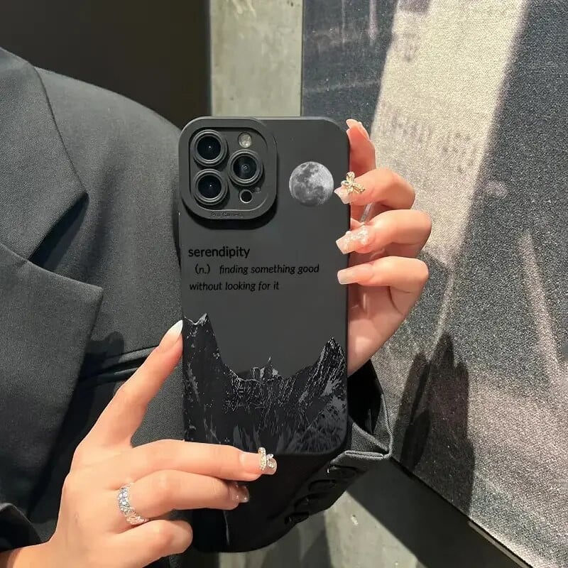 Γοτθική θήκη τηλεφώνου με μαύρα χείλη για Samsung Galaxy A14 A34 A54 A13 A33 A53 A32 A52 S23 Ultra S22 Plus S21 S20 FE Note 20