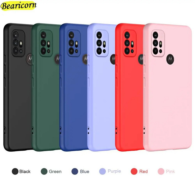 Γνήσια θήκη τηλεφώνου υγρής σιλικόνης για Motorola Moto G10 G30 G22 G31 G41 G42 G52 G82 G71S G60 G200 E32 Προστατευτικό κάλυμμα κάμερας