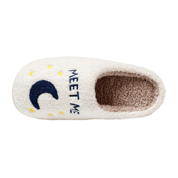 Meet Me At Midnight Slippers Taylor Style Уютни удобни бродирани пързалки Меки TS Swifties Music Tour Домашни обувки