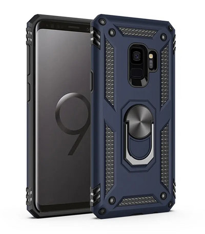 Triecienizturīgs korpuss Samsung Galaxy S9 S20 Ultra S8 S10 Plus Note 9 8 A51 A71 Note8 Note9 S9Plus A50 A70 gredzenu turētāja statīva vāciņi