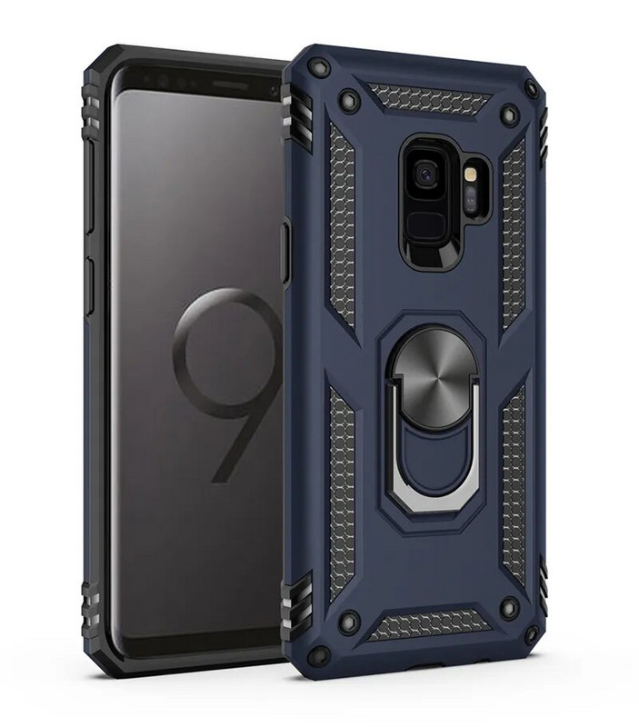 Triecienizturīgs korpuss Samsung Galaxy S9 S20 Ultra S8 S10 Plus Note 9 8 A51 A71 Note8 Note9 S9Plus A50 A70 gredzenu turētāja statīva vāciņi